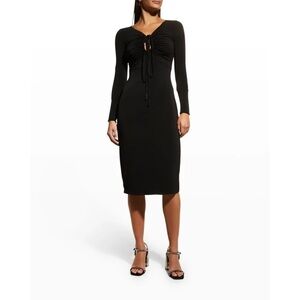 NWT | Halston Ember Stretch-Jersey Body-Con Midi-Dress Size 6